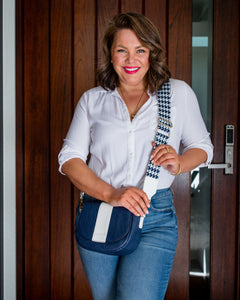 Liv & Milly - Lizzie - Navy and White