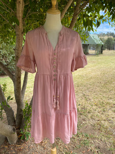 Tassel Dress - pink