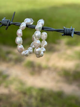 Fresh Water Pearl Earrings- Hoop