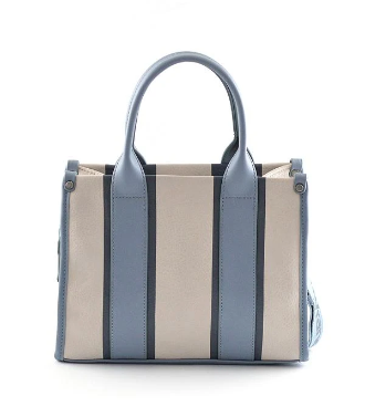 Wrangler Two Tone Tote/Crossbody Bag- blue