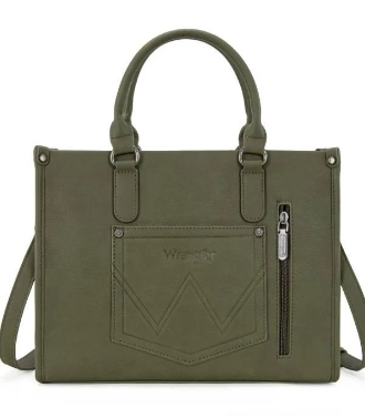 Wrangler Sherpa Aztec Canvas Tote/Crossbody