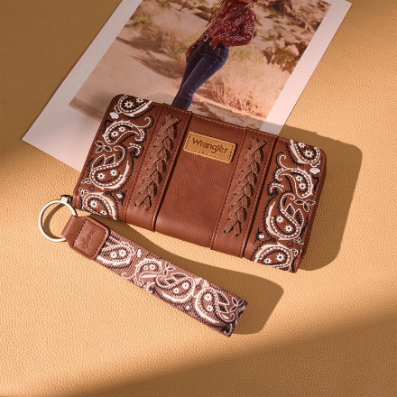 Wrangler Paisley Print Wallet