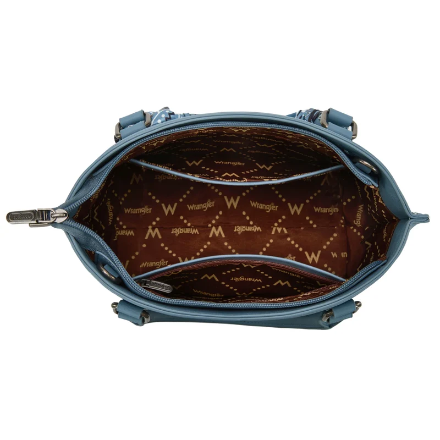 Wrangler Paisley Print Tote Crossbody Bag