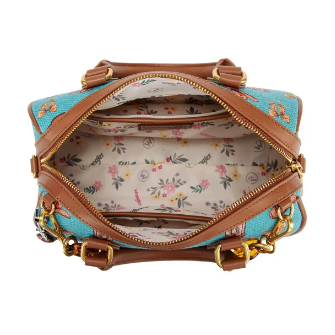WRANGLER WESTERN PRINT COWGIRL BOSTON BAG Aqua