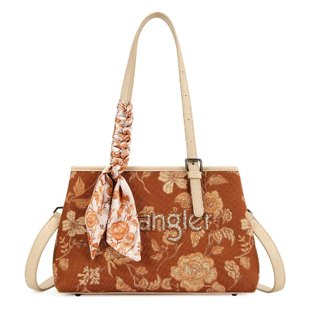 WRANGLER FLORAL PRINT CROSSBODY TOTE BAG