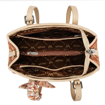 WRANGLER FLORAL PRINT CROSSBODY TOTE BAG