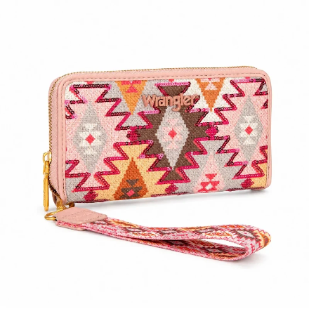 Wrangler wallet pink