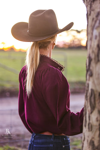 Callie Top - Burgundy