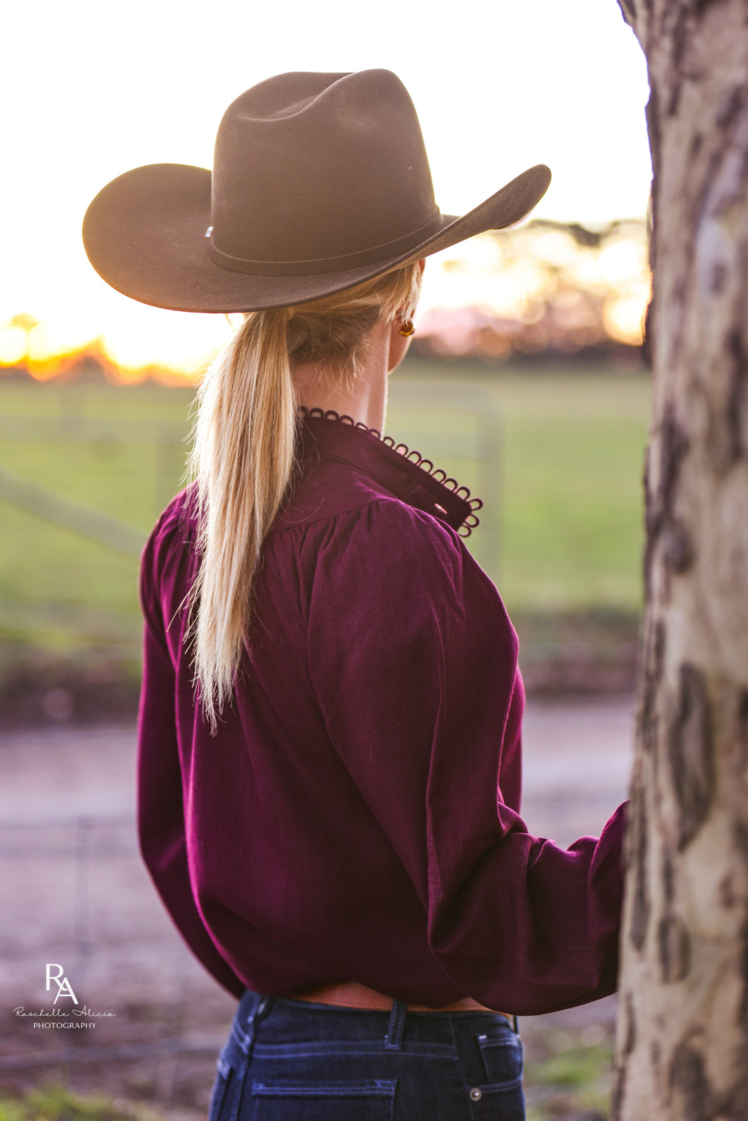 Callie Top - Burgundy