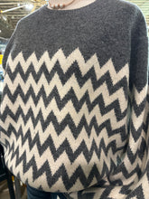 Davona Chevron Knit - Grey