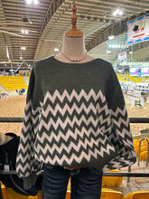 Davona Chevron Knit - Khaki
