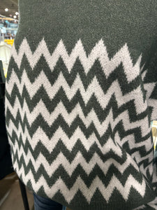 Davona Chevron Knit - Khaki