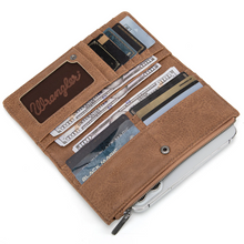 Wrangler Embroidered Bi-Fold Wallet - Tan