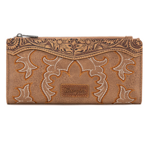 Wrangler Embroidered Bi-Fold Wallet - Tan