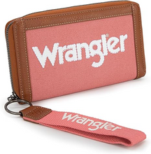 Wrangler Logo Wallet/Wristlet -Pink