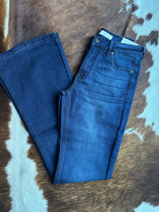 KANCAN MID RISE FLARE JEANS-KC6102D-OP