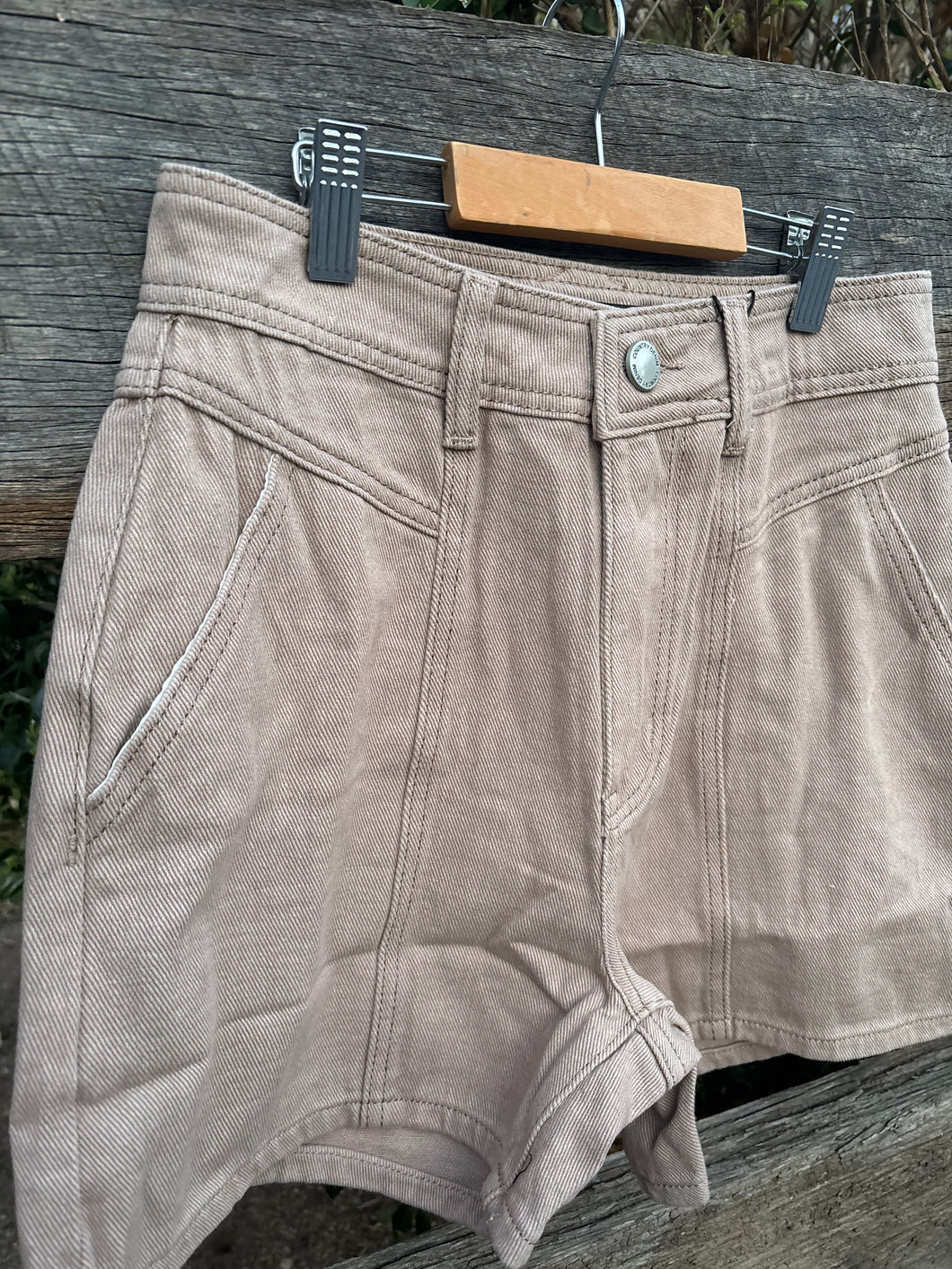 Denim Shorts - Blush