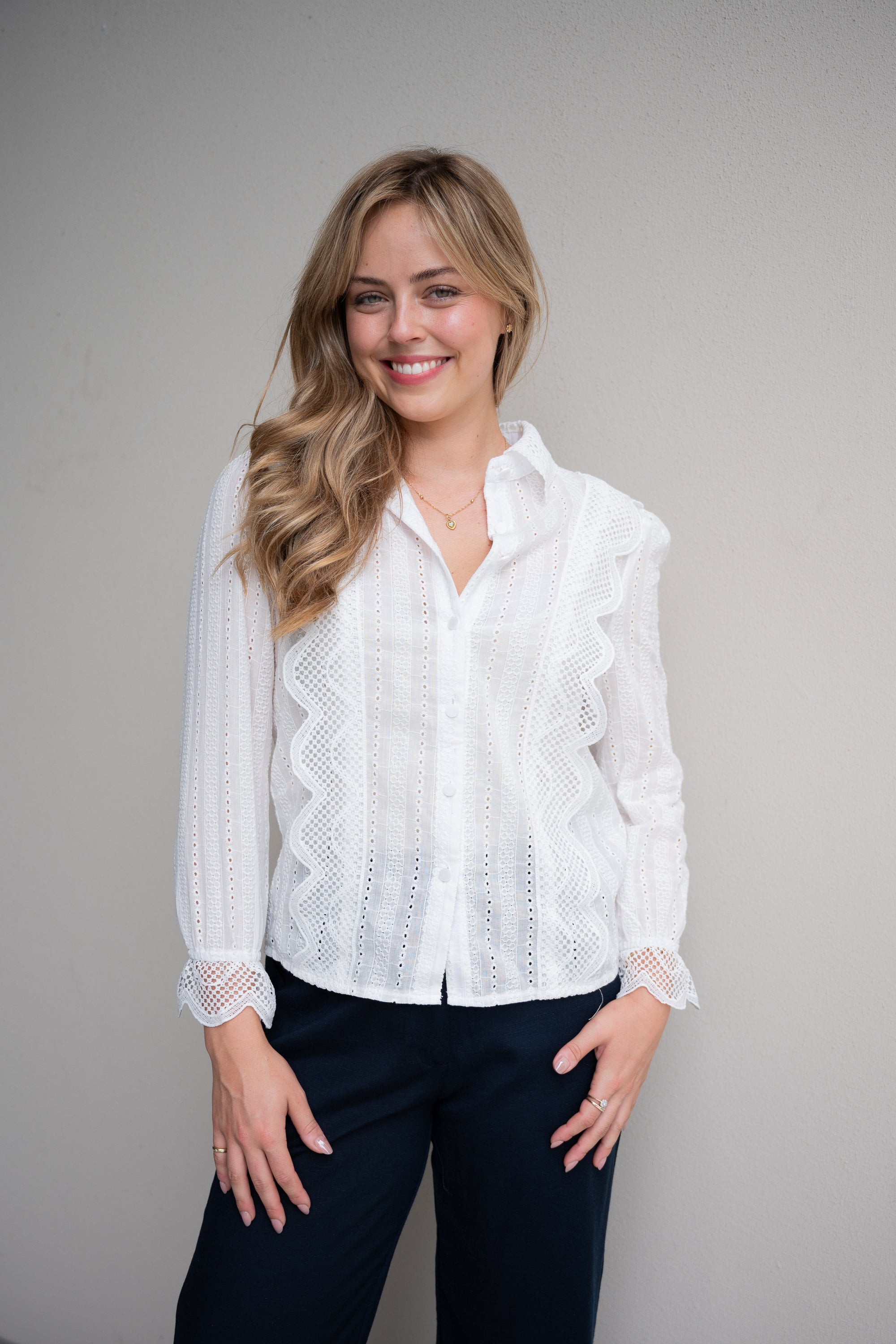 Cotton Lace Blouse