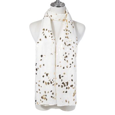 Scarf - Gold Spots - Cream