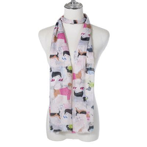 Scarf - Dachshund Print