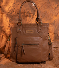 Wrangler Slouchy Tote/Crossbody - Light Brown