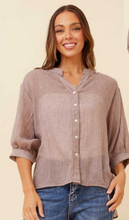 Miranda top ~ Chocolate