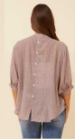 Miranda top ~ Chocolate