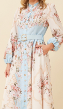 Presley Floral Maxi Dress - Pale Blue
