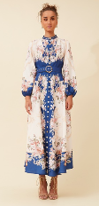 Presley Floral Maxi Dress - Navy