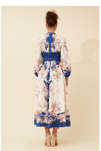 Presley Floral Maxi Dress - Navy