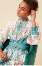 Presley Floral Maxi Dress - Multi Green