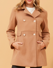 Double Breasted Coat - Camel