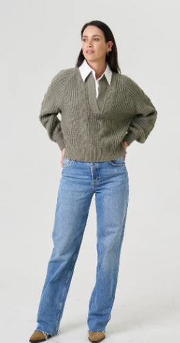 Yanna Jumper - Sage