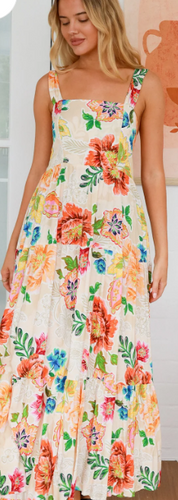 Kianna Maxi Dress - Cream