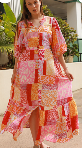 Ruby 1/2 Sleeve Maxi Dress