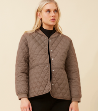 Zarabella Quilted Jacket - Coffee