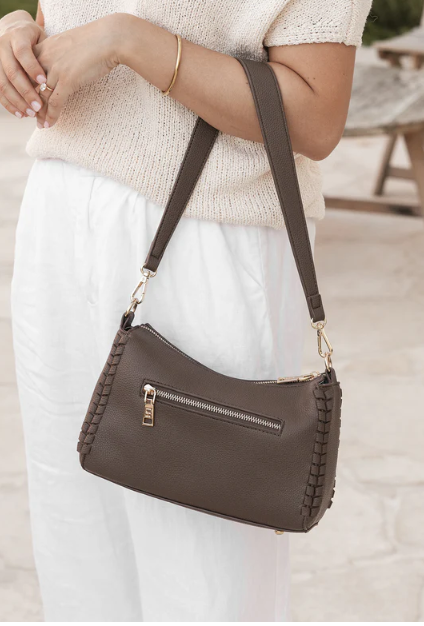 Dana Shoulder/Crossbody Bag - Mocha