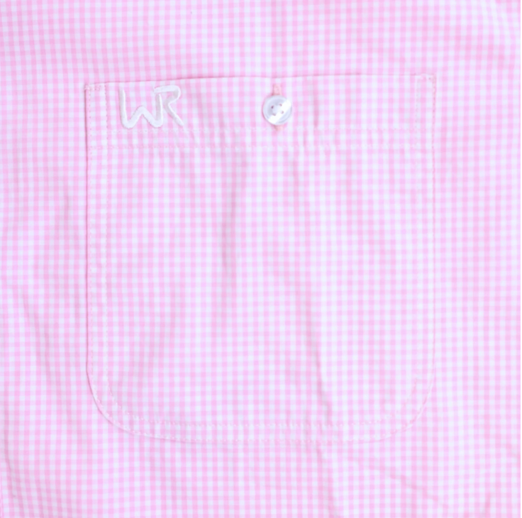 Whiskey Ranch - Button Down Long Sleeve Shirt - Pink