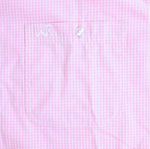 Whiskey Ranch - Button Down Long Sleeve Shirt - Pink