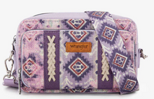 Wrangler Southwestern Dual Sided Print Crossbody Purse with Wallet - Lavender