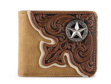 Montana West Embossed Vintage Lone Star Wallet - Brown