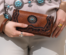 Trinity Ranch - Concho Collection Wallet - Brown