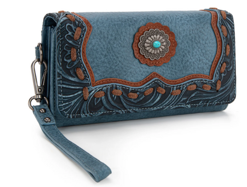 Trinity Ranch - Concho Collection Wallet - Jean