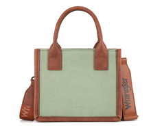 Wrangler Logo Mini Tote/Crossbody Bag - Light Green