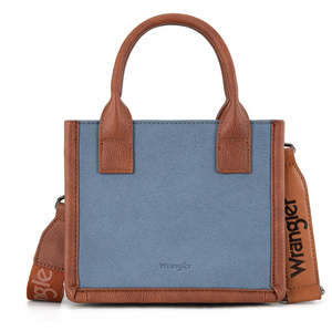 Wrangler Logo Mini Tote/Crossbody Bag - Jean