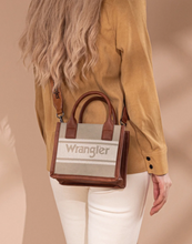 Wrangler Logo Mini Tote/Crossbody Bag - Khaki