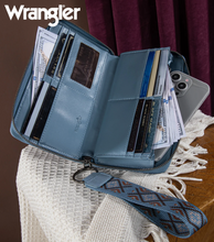 Wrangler Southwestern Embroidered Wallet - Jean