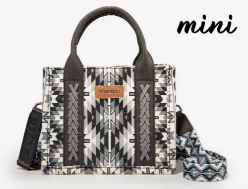 Wrangler Southwestern Mini Tote/Crossbody - Black