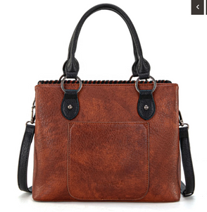 Trinity Ranch Concho Collection Tote/Crossbody - Brown