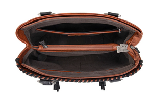 Trinity Ranch Concho Collection Tote/Crossbody - Brown
